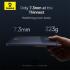 Baseus Blade2 12000mAh Power Bank | 65W Fast Charging Ultra-Thin Digital Display Intelligent Edition Battery Pack For Laptop/MacBook & Phones - Blue